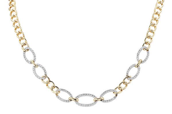 M301-38494: NECKLACE 1.12 TW (17")(INCLUDES BAR LINKS)